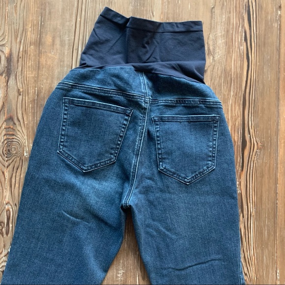 Indigo Blue | Dark Blue Maternity Jeans - Picture 3 of 6